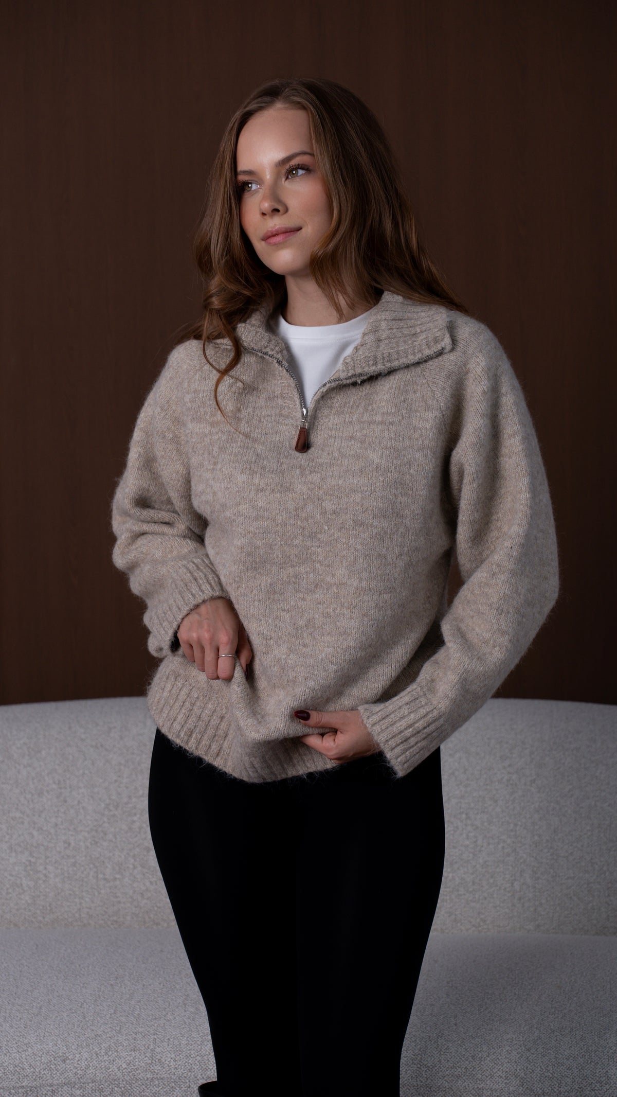 Pulover tricotat one size (033)
