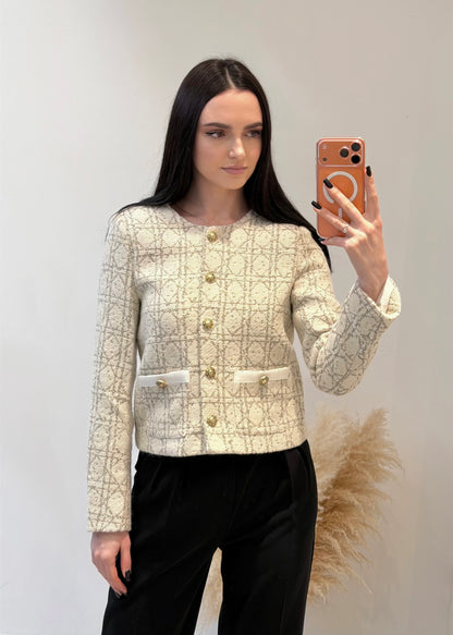 SACOU TWEED 3698  BEJ SIZE