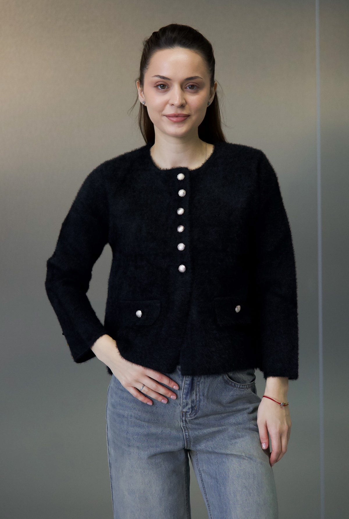 Cardigan pufos one size (6203)
