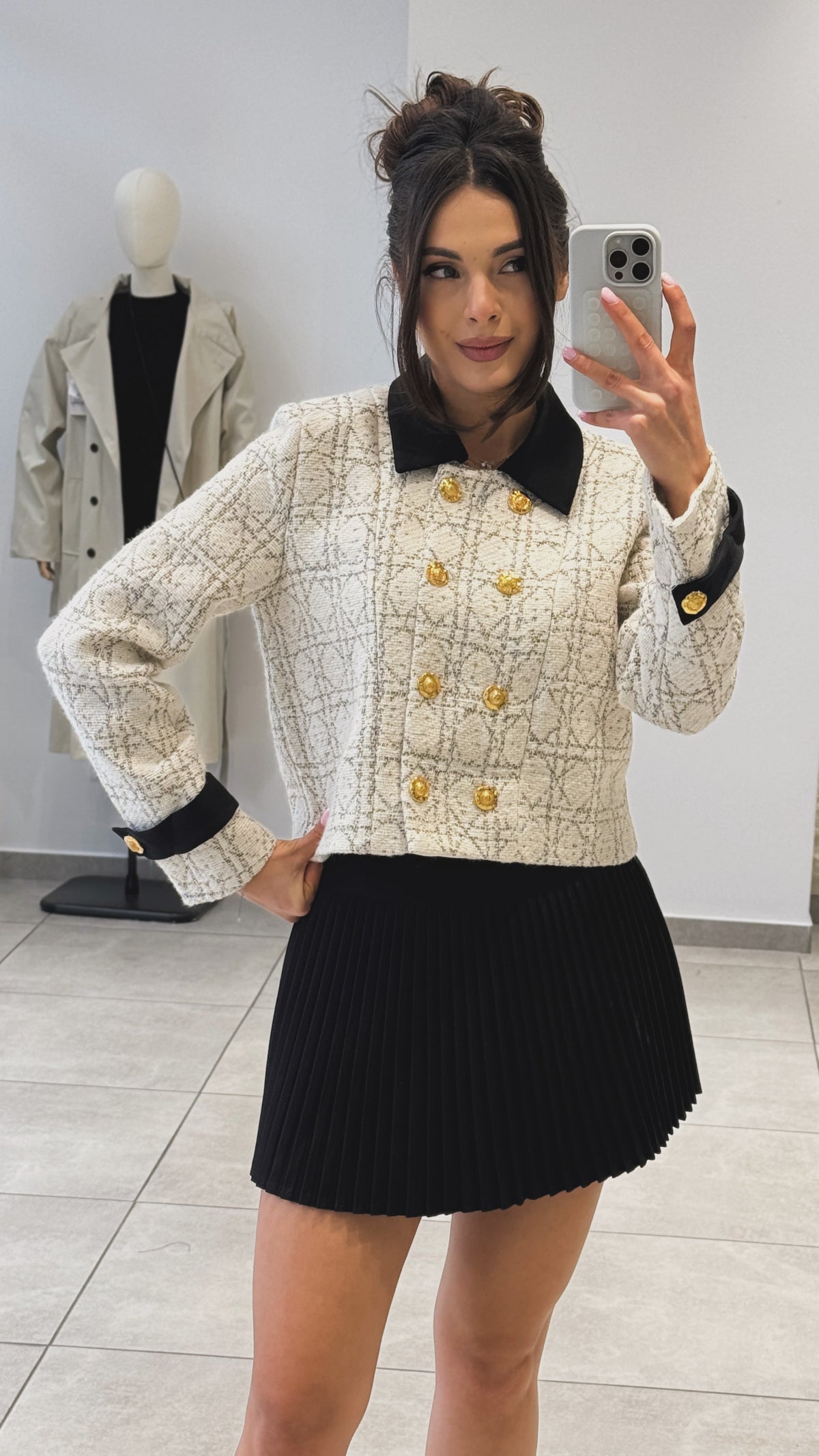 SACOU TWEED 3631 BEJ SIZE