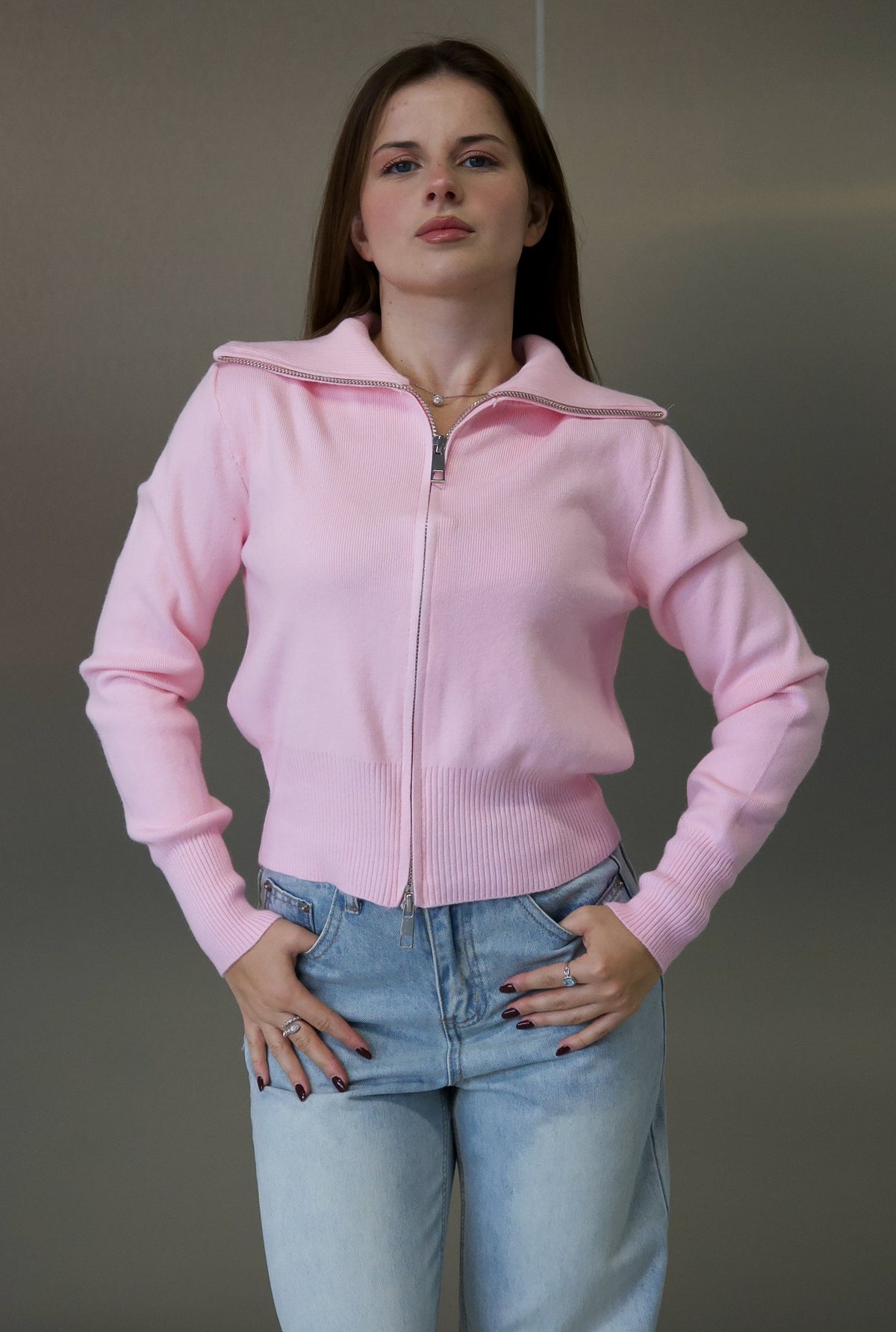 Cardigan tricotat one size (2201)