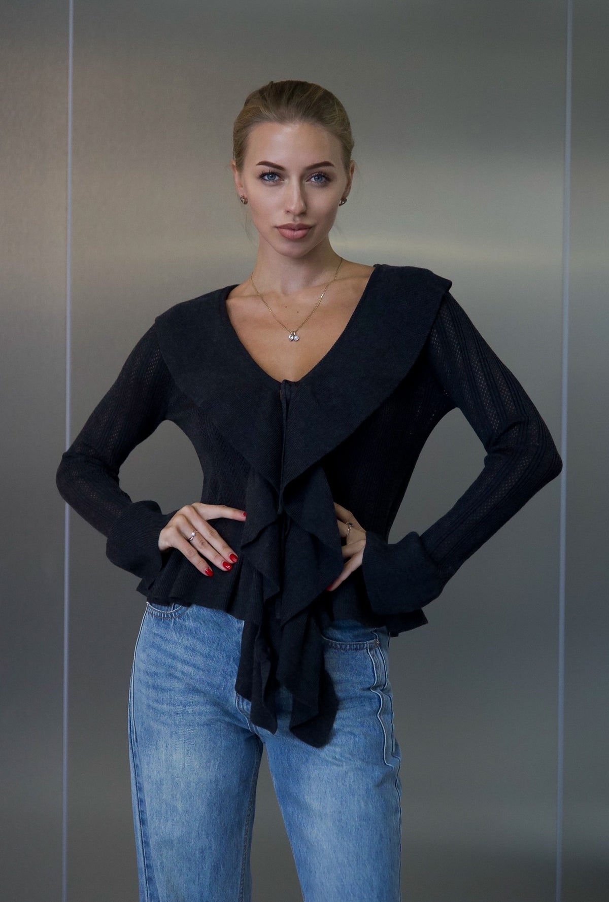Bluza tricotată one size (90462)