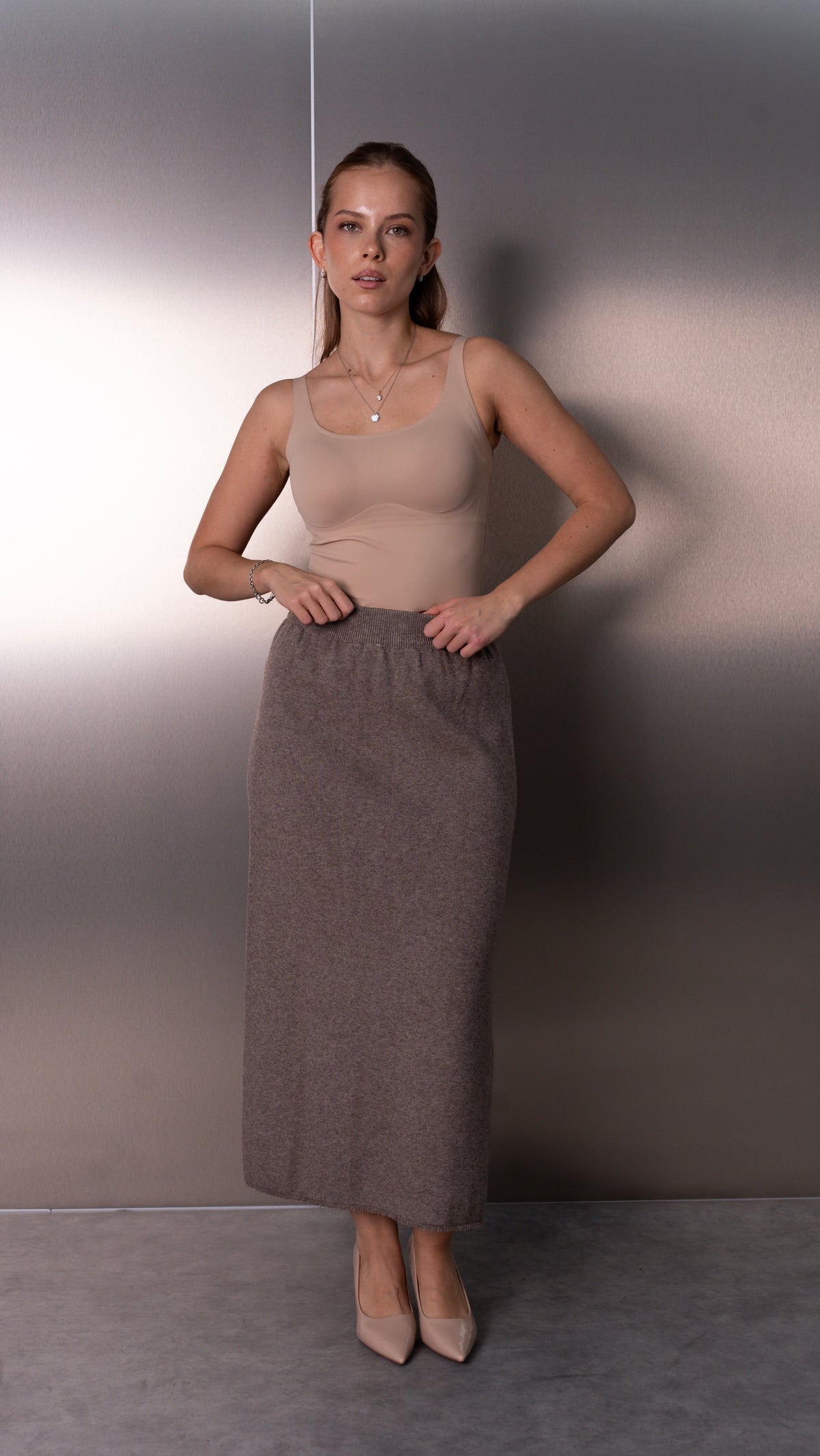 FUSTA TRICOT LONG 2379