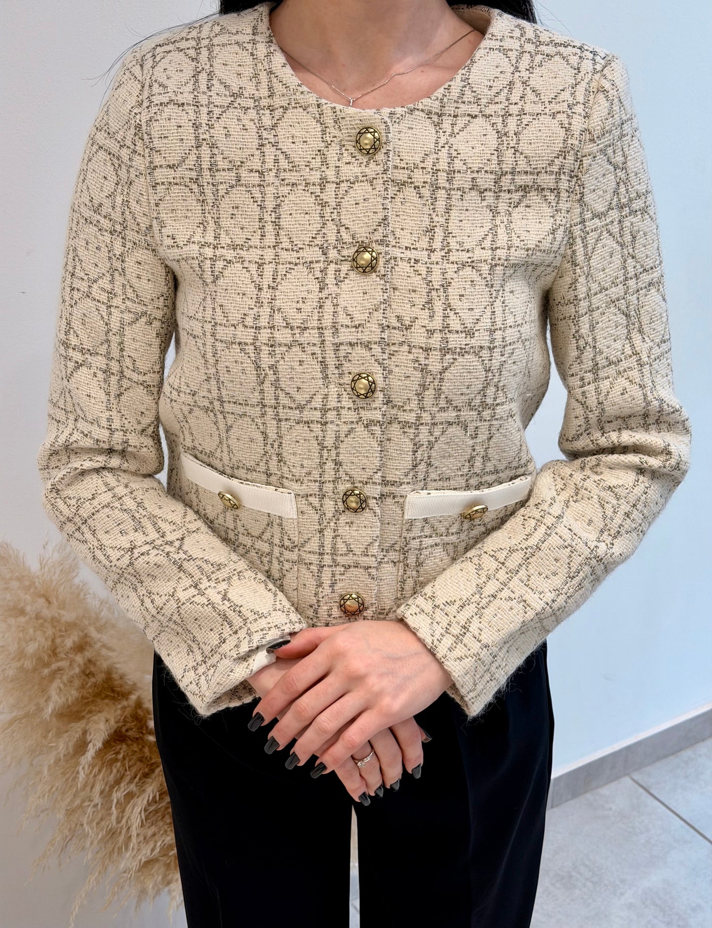 SACOU TWEED 3698  BEJ SIZE