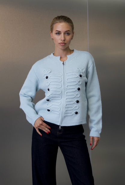 Cardigan tricotat one size (6709)