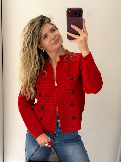 Cardigan tricotat one size (6709)