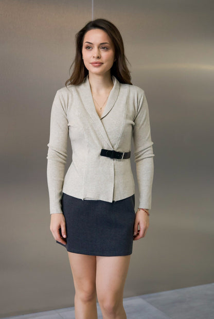 Bluză tricotată 6023 (one size)