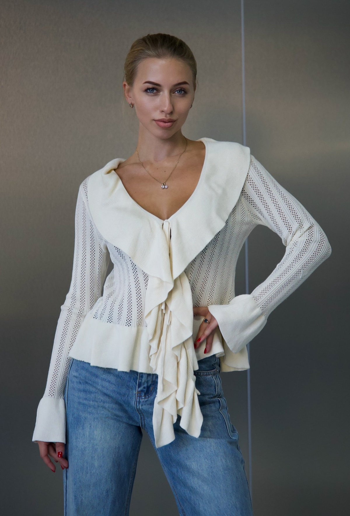 Bluza tricotată one size (90462)