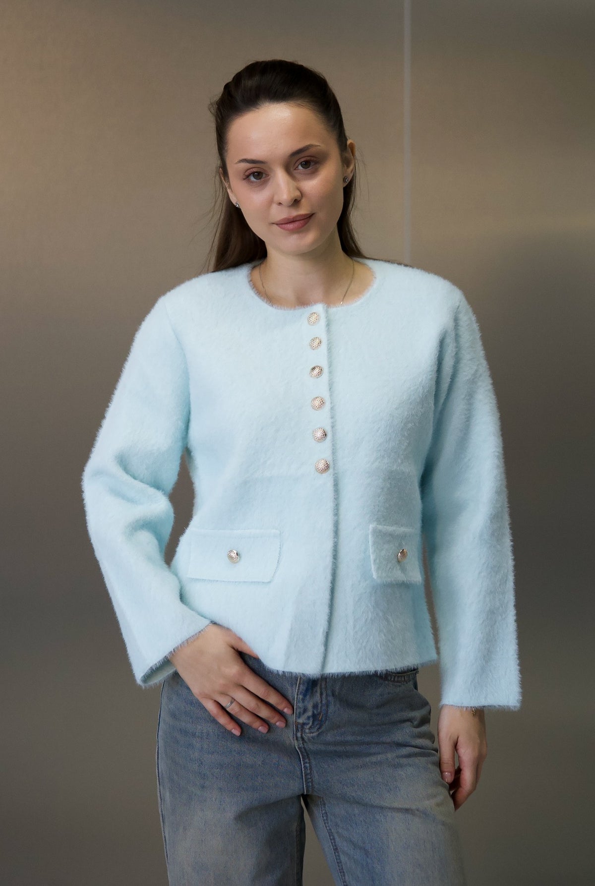 Cardigan pufos one size (6203)