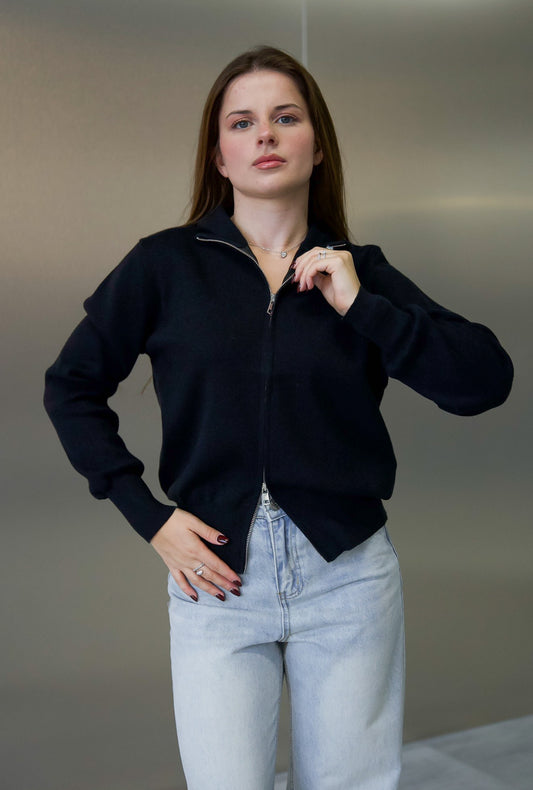 Cardigan tricotat 26374 (one size)