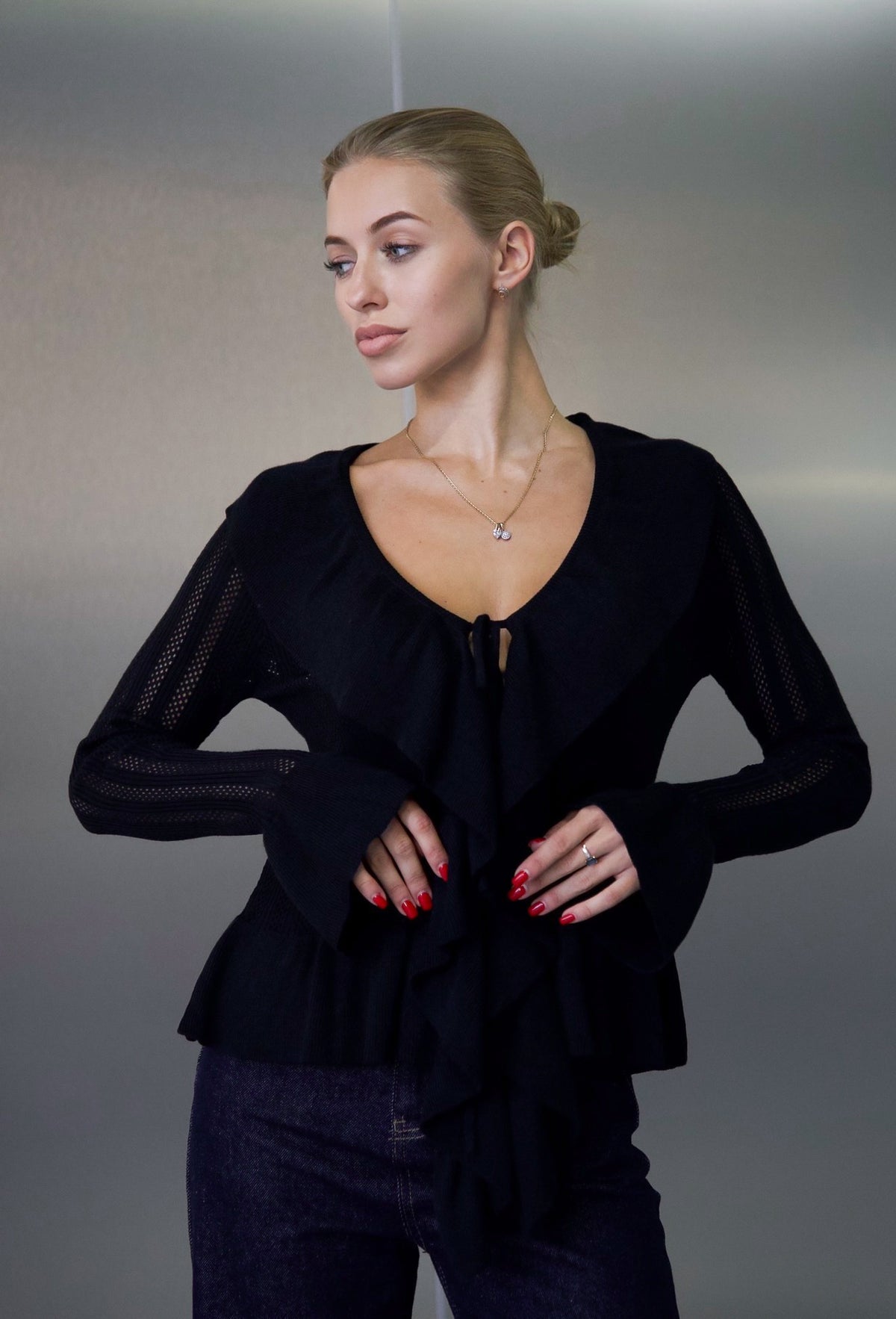 Bluza tricotată one size (90462)