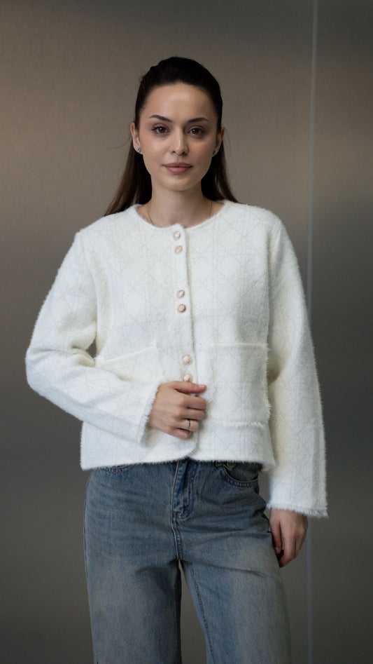 Cardigan pufos (one size) 6316