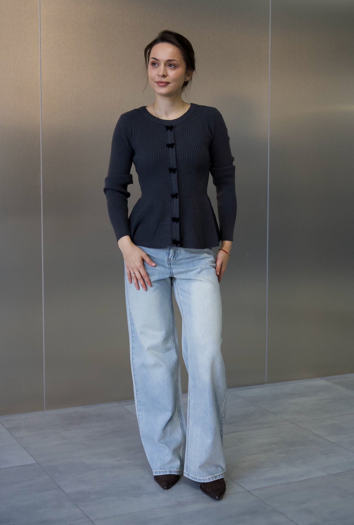 Bluza tricotată one size (2211)