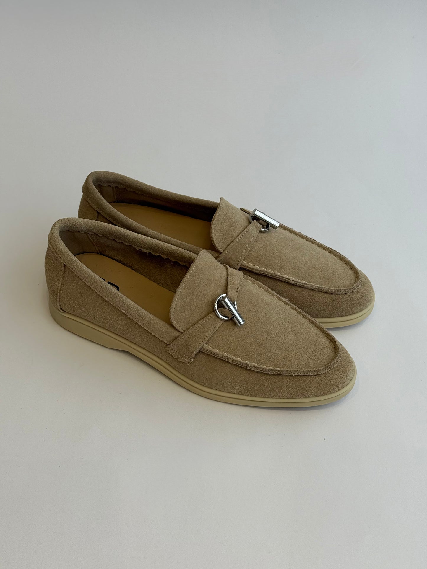 КОЖАНЫЕ ЛОФЕРЫ 5064-6 БЕЖЕВЫЙ размер