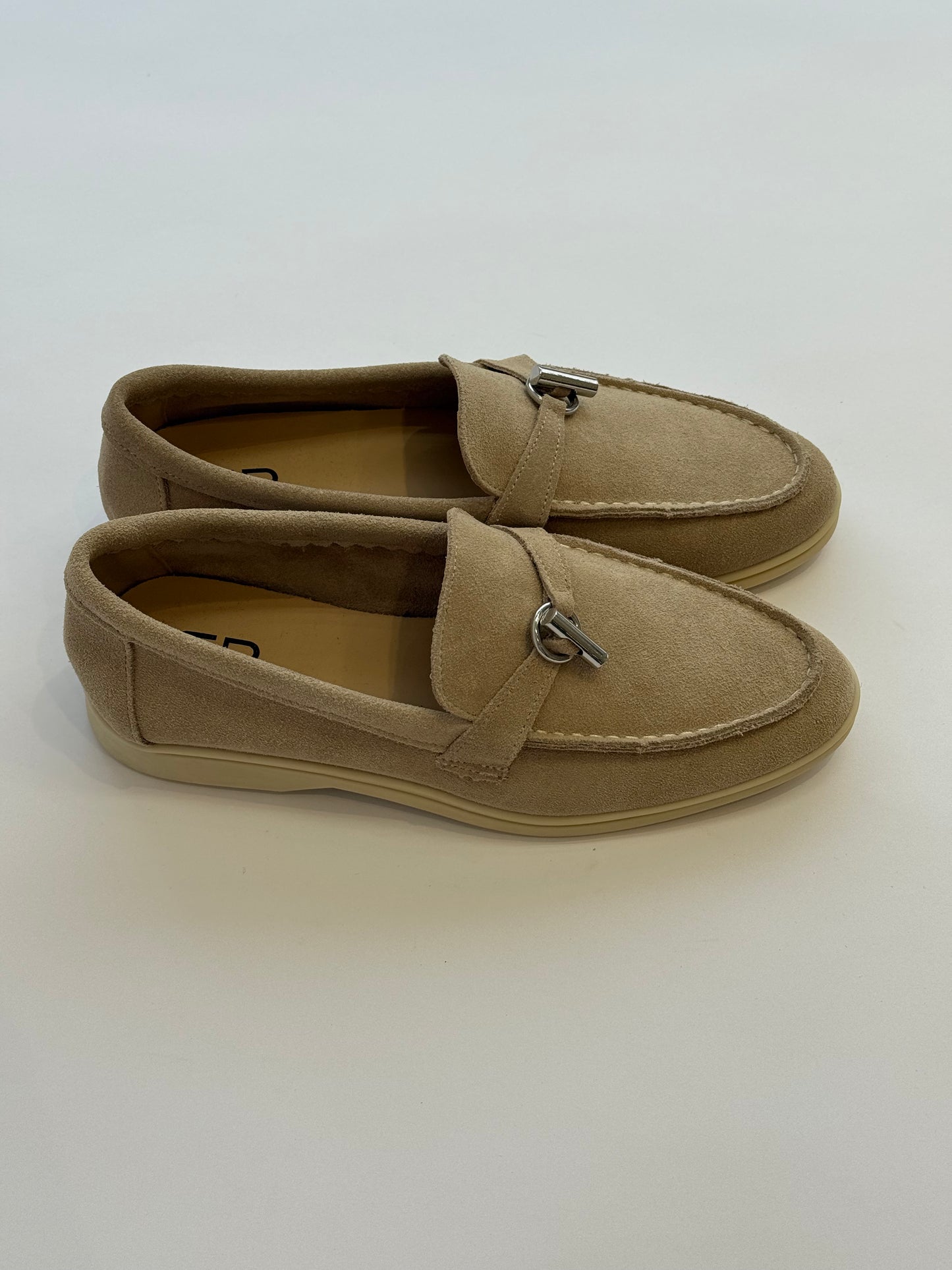 КОЖАНЫЕ ЛОФЕРЫ 5064-6 БЕЖЕВЫЙ размер