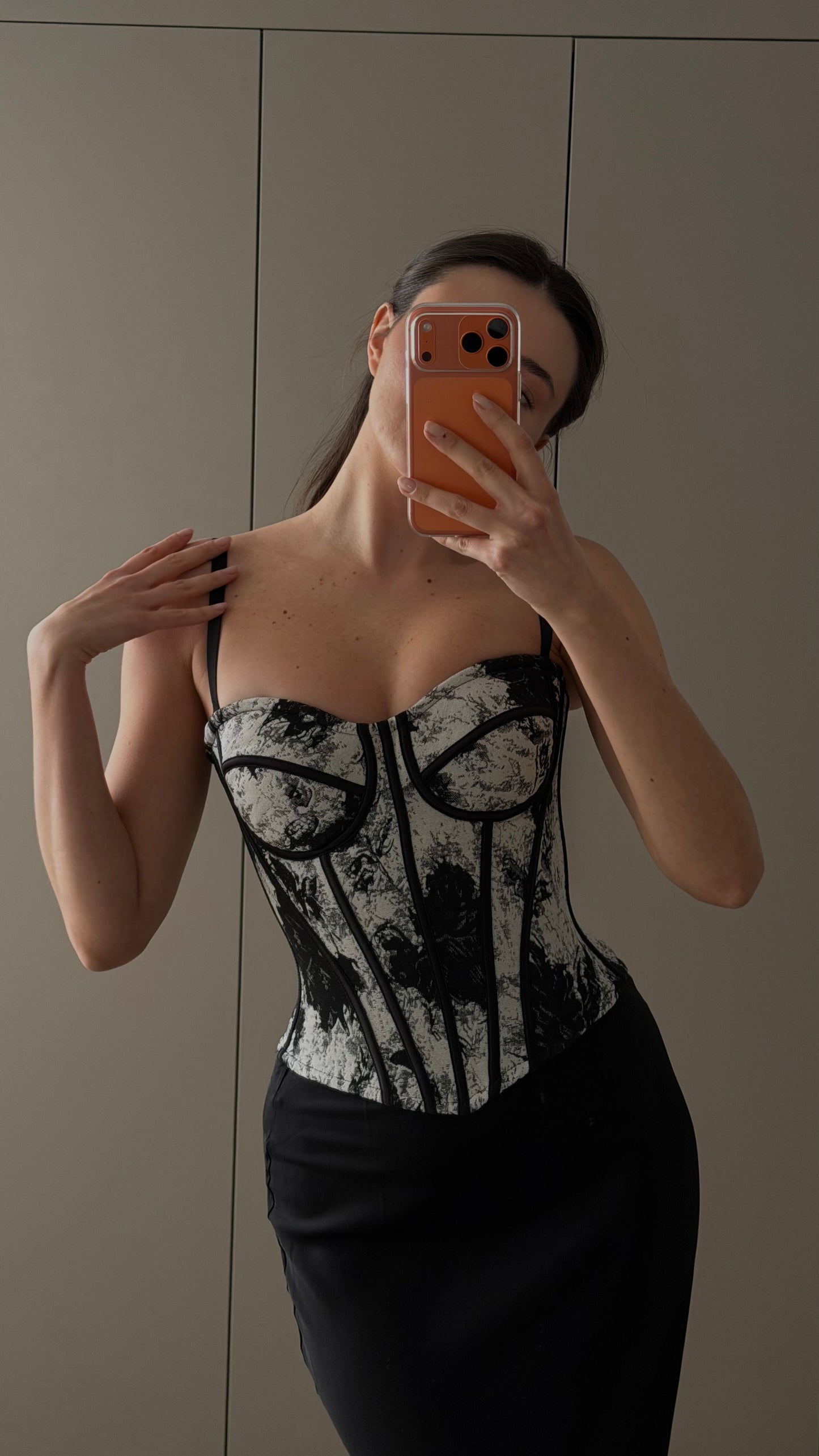 CORSET 6028 NEGRU