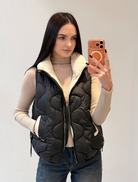 VESTA MATLASATA 220245 NEGRU Size
