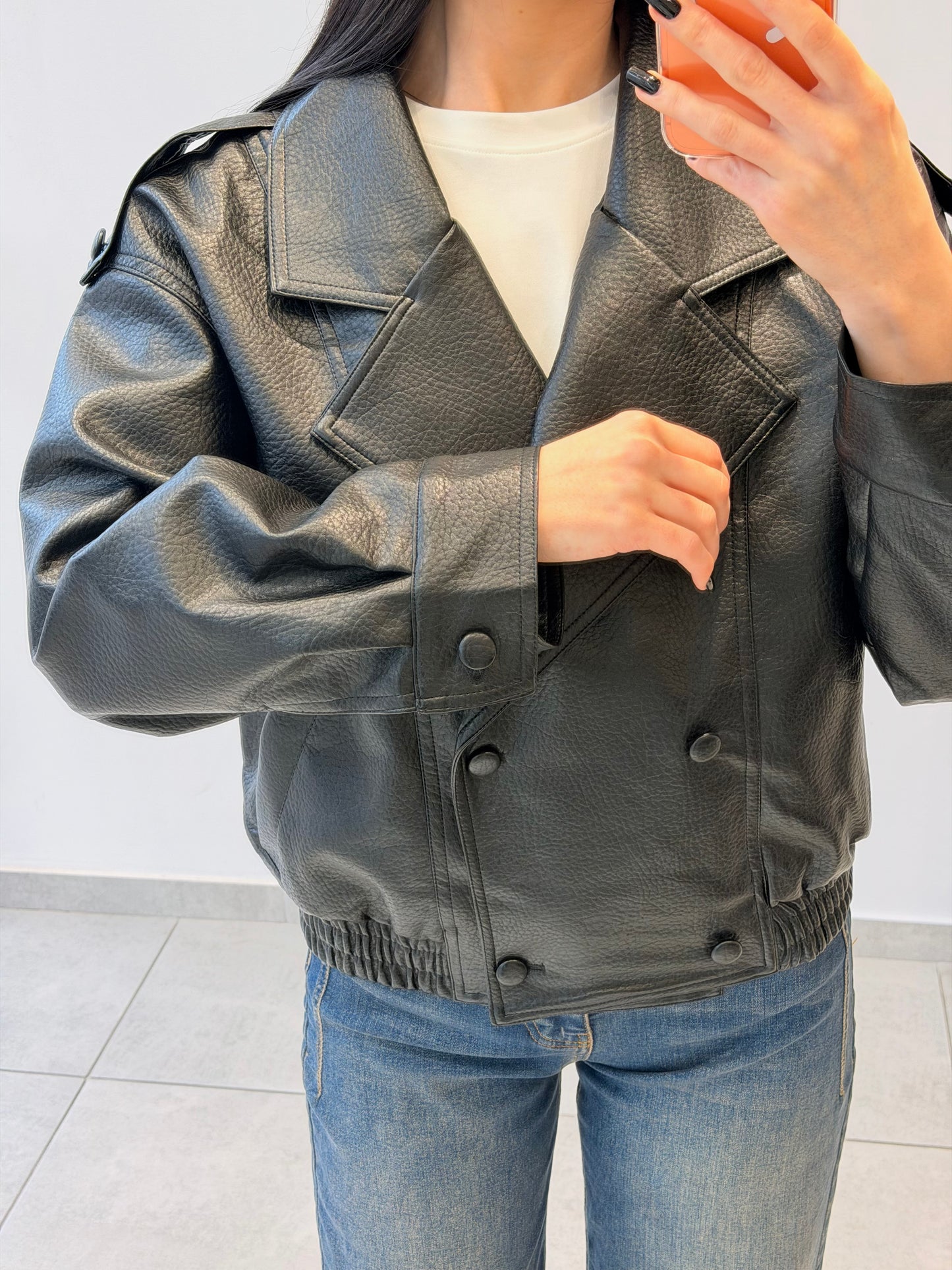 GEACA ECOPIELE 5559 NEGRU ONE SIZE