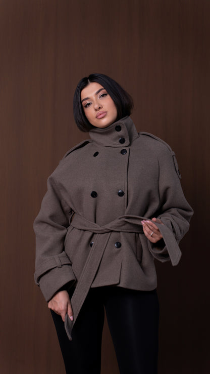 Jachetă tip palton One size (9816)